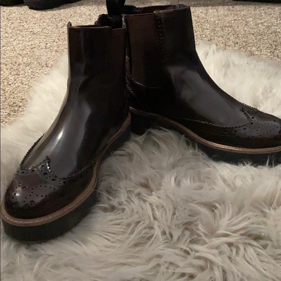 COPY - Oxblood Zara Ankle Booties - Picture 2 of 6